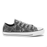 Q76m3489 - Converse Women's Chuck Taylor All Star Animal Material OX Trainers Dolphin/Black/White - Women - Shoes